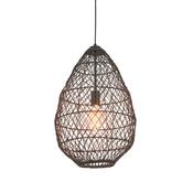 Pimva 1 Pendant Light - Black Rattan image