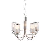 Henbury 5 Pendant Light - Bright Nickel image