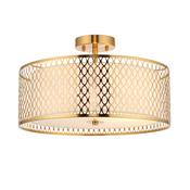 Cordero Ceiling Lamp - Gold &amp; White image