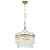 Marietta 3 Pendant Light - Antique Brass image