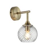 Allegra 1 Wall Light Antique Brass image
