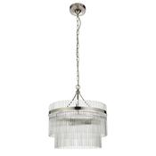 Marietta 3 Pendant Light - Bright Nickel image