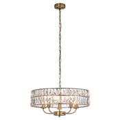 Clifton 5 Pendant Light - Antique Brass image