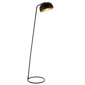 Brair 1 Floor Light - Matt Black &amp; Antique Brass image