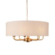 Highclere 8 Pendant Light - Vintage Brass image