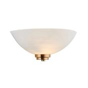 Welles 1 Wall Light Brushed Aged Brass image