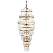 Marietta Grand 21 Pendant Light - Antique Brass image