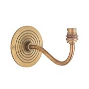 Ripple Curve Wall Light Antique Brass image