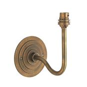 Halo Swan Wall Light Antique Brass image