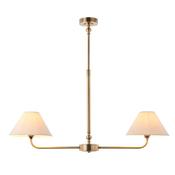 Lille 2 Pendant Light - Antique Brass image