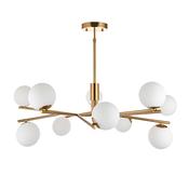 Aaron 10 Pendant Light - Brushed Aged Brass image