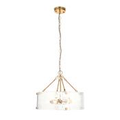 Keller 6 Pendant Light - Brushed Aged Brass image
