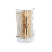 Keller Wall Light Brushed Aged Brass image