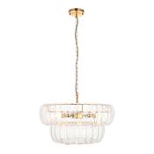 Montrose 6 Pendant Light - Brushed Aged Brass image