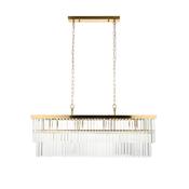 Conaston 4 Bar Pendant Light - Brushed Aged Brass image
