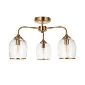 Ashcroft Ceiling 3 Light - Brushed Aged Brass image
