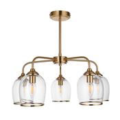 Ashcroft 5 Pendant Light - Brushed Aged Brass image