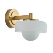 Boss Wall Light Brushed Aged Brass image