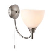 Alton 1 Wall Light Satin Chrome image
