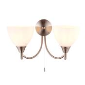 Alton 2 Wall Light Antique Brass image