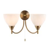 Alton 2 Wall Light Satin Chrome image
