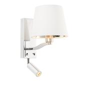 Harvey Wall Light Bright Nickel Large image