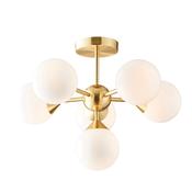 Oscar 6 Ceiling Light - Brushed Gold image