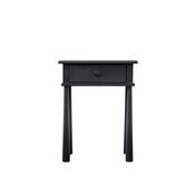 Wycombe 1 Drawer Bedside Black image