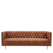 Dalton Antique Brown Leather Sofa image