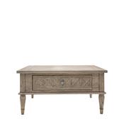 Rustique Square 2 Drawer Coffee Table image