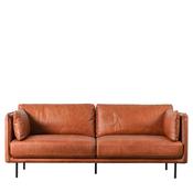 Wigmore Brown Leather Sofa image