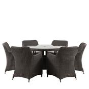 Ascot 6 Seater Round Dining Set image