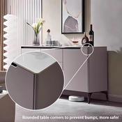 Modern Minimalist Sideboard with Sleek Handle-Free Drawers – Elegant Storage Cabinet/Side Board/Side Cabinet with Metal Legs image