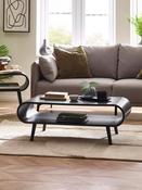Apollo Black Ash 100cm Rectangular Coffee Table image