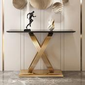 Luxury Gold Console Table – Custom Made Entryway Furniture image