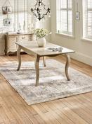 Camille French Style Rectangular 4–6 Seater Extending Dining Table – Limed Oak image