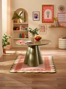 Fable 120cm Sage Green Round Dining Table – 4 Seater image