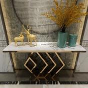 Luxury Marble Gold Console Table – Custom Made Entryway Furniture image