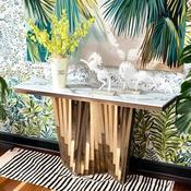 Modern Luxury Metal Console Table – Custom Made Entryway Furniture image
