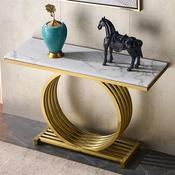 Modern Luxury Marble Console Table – Custom Made Entryway Furniture image