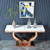 Modern Luxury Marble Console Table – Custom Made Entryway Furniture