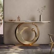 Modern Luxury Marble Console Table – Custom Made Entryway Furniture image