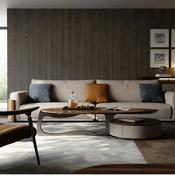 Custom Made Minimalist Nesting Coffee Table image