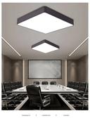 Modern Geometric LED Ceiling Light – Custom Made Flush Fixture image