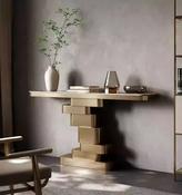 Modern Luxury Stainless Steel Console Table – Custom Made Entryway Furniture image