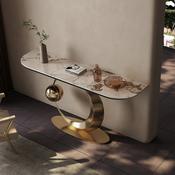 Modern Luxury Marble Console Table – Custom Made Entryway Furniture image