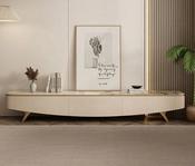 V Shaped High End Gloss TV Unit image
