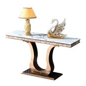 Modern Luxury Marble Console Table – Custom Made Entryway Furniture image