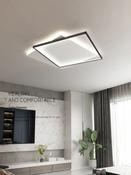 Modern Geometric LED Ceiling Light – Custom Made Flush Fixture image