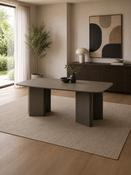 Moro 200cm Chocolate Brown Dining Table – 4–6 Seater image